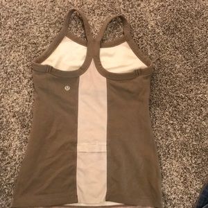 Lululemon tank top with built in bra